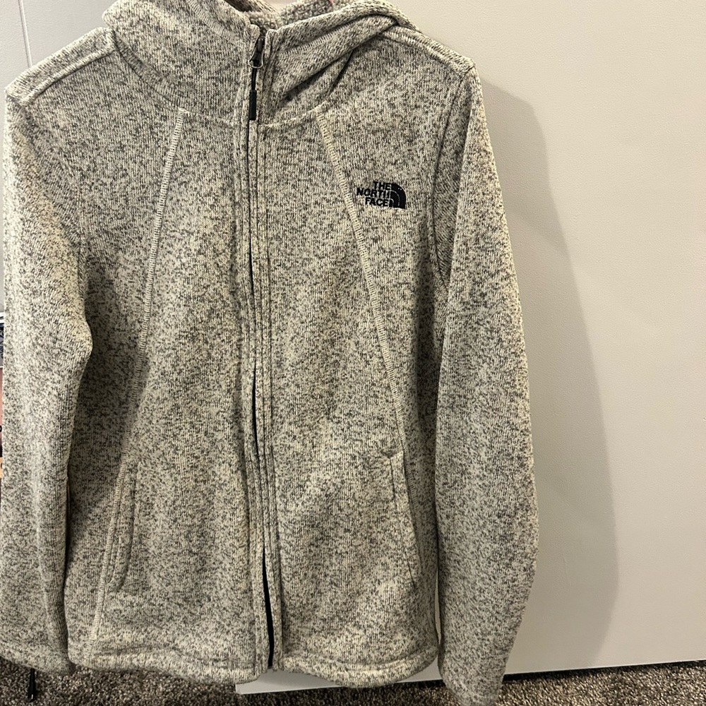 The North Face Heather Gray Fleece Jacket